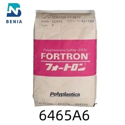 La resina 65% UL94 rinforzato con vetro V0 di Polyplastics il PPS Durafide 6465A6 PolyphenyleneSulfide classifica tutto il colore