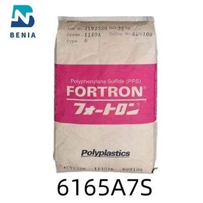 La resina 65% UL94 rinforzato con vetro V0 di Polyplastics il PPS Durafide 6165A7S PolyphenyleneSulfide classifica tutto il colore