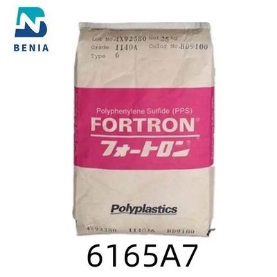 La resina 65% UL94 rinforzato con vetro V0 di Polyplastics il PPS Durafide 6165A7 PolyphenyleneSulfide classifica tutto il colore