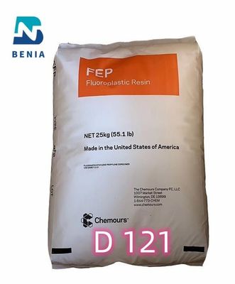 Polvere della pallina del vergine dei Fluoropolymers FEP di Du Pont FEP D 121 in AZIONE tutto il colore