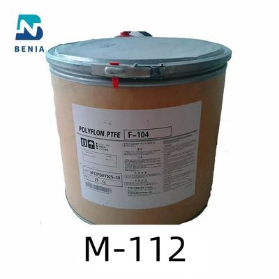Polvere della pallina del vergine del politetrafluoroetilene PTFEM-112 di DAIKIN PTFE POLYFLON M-112 in AZIONE tutto il colore