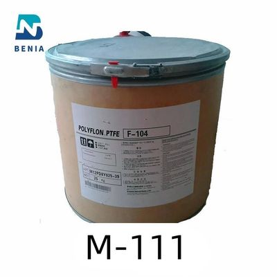 Polvere della pallina del vergine del politetrafluoroetilene PTFEM-111 di DAIKIN PTFE POLYFLON M-111 in AZIONE tutto il colore