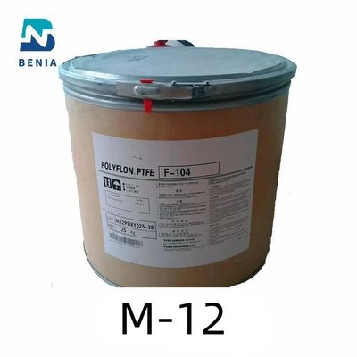 Polvere della pallina del vergine del politetrafluoroetilene PTFE di DAIKIN PTFE POLYFLON M-12 in AZIONE tutto il colore