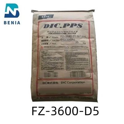 Il minerale di vetro della resina di PolyphenyleneSulfide dei granelli di DIC il PPS FZ-3600-D5 DIC.PPS ha rinforzato Outgas basso tutto il colore