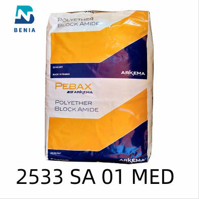 Il vergine del SA 01 MED Thermoplastic Elastomer Medical Applications di Arkema Pebax 2533 appallottola tutto il colore
