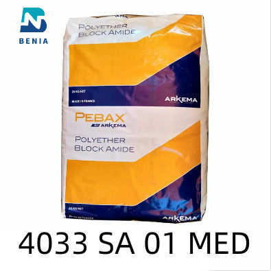 Il vergine dell'elastomero del SA 01 MED Polyamide Medical Applications Thermoplastic di Arkema Pebax 4033 appallottola tutto il colore