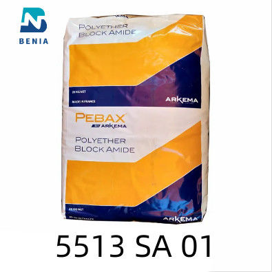 Il vergine termoplastico di utilizzazioni alimentari dell'elastomero del SA 01 di Arkema Pebax 5513 appallottola tutto il colore