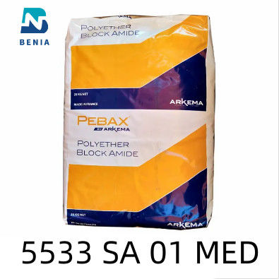 Il vergine del SA 01 MED Thermoplastic Elastomer Medical Application di Arkema Pebax 5533 appallottola tutto il colore