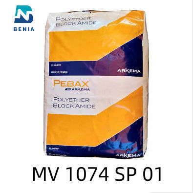 Il calore termoplastico 1074 dell'elastomero dello PS 01 di Arkema Pebax sistemi MV ed il vergine resistente UV appallottolano tutto il colore