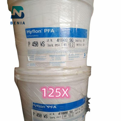 Solvay PFA Hyflon 125X Perfluoropolymers PFA Virgin Pellet/Powder in magazzino