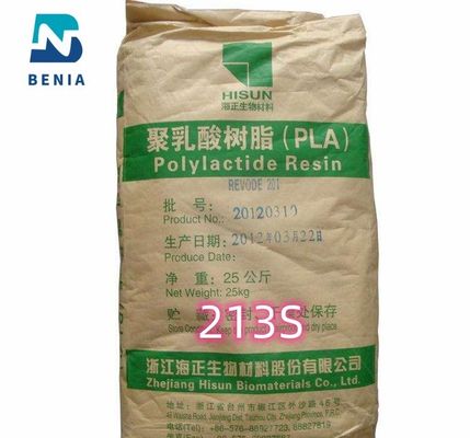 Hisun PLA Resin REVODE 213S Acido polilattico Biobased PLA pellets per compostabili biodegradabili