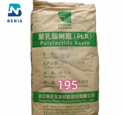 Hisun PLA Resin REVODE 195 Acido polilattico Biobased PLA pellets per biodegradabile compostabile